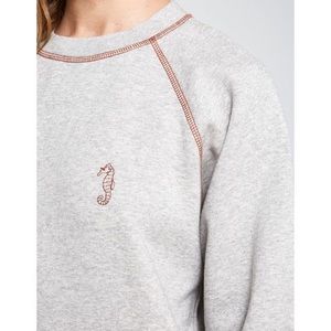 GANNI Seahorse Embroidered Sweatshirt